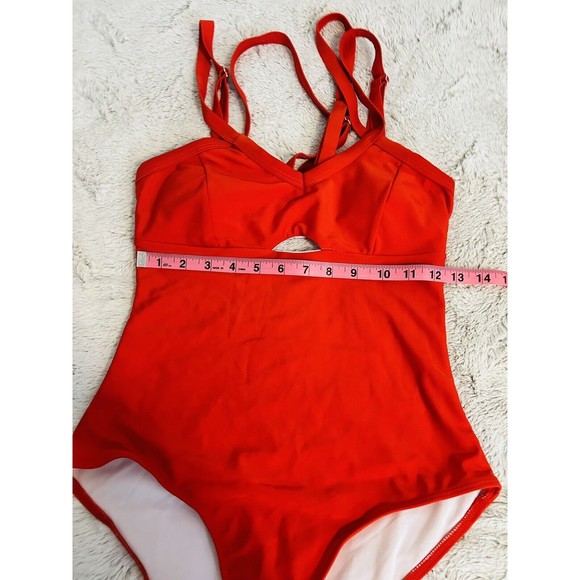 Women's-One Piece-Red Bathing Suit-Adjustable Straps-by Rotita-Size Small-NWOT - Picture 4 of 13
